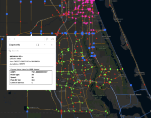 TPO Traffic Count Map graphic