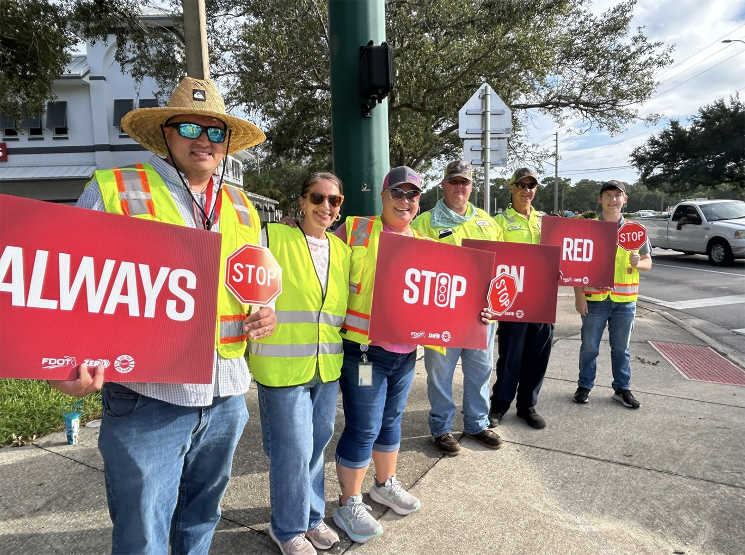 National Stop on Red event