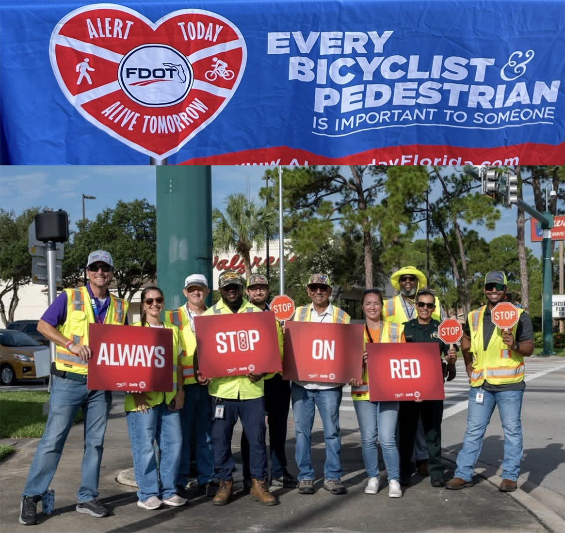 National Stop on Red event